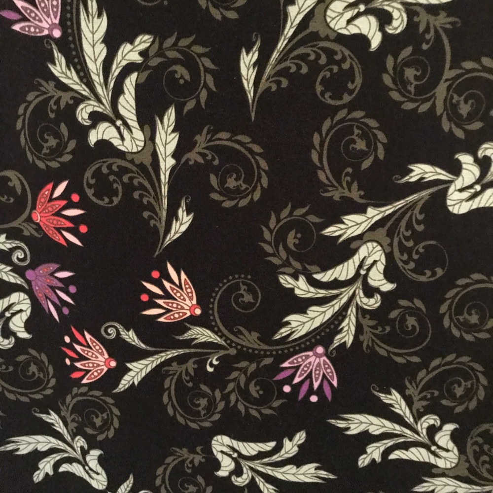 Lularoe Black Floral Julia Dress - Picture 3 of 3